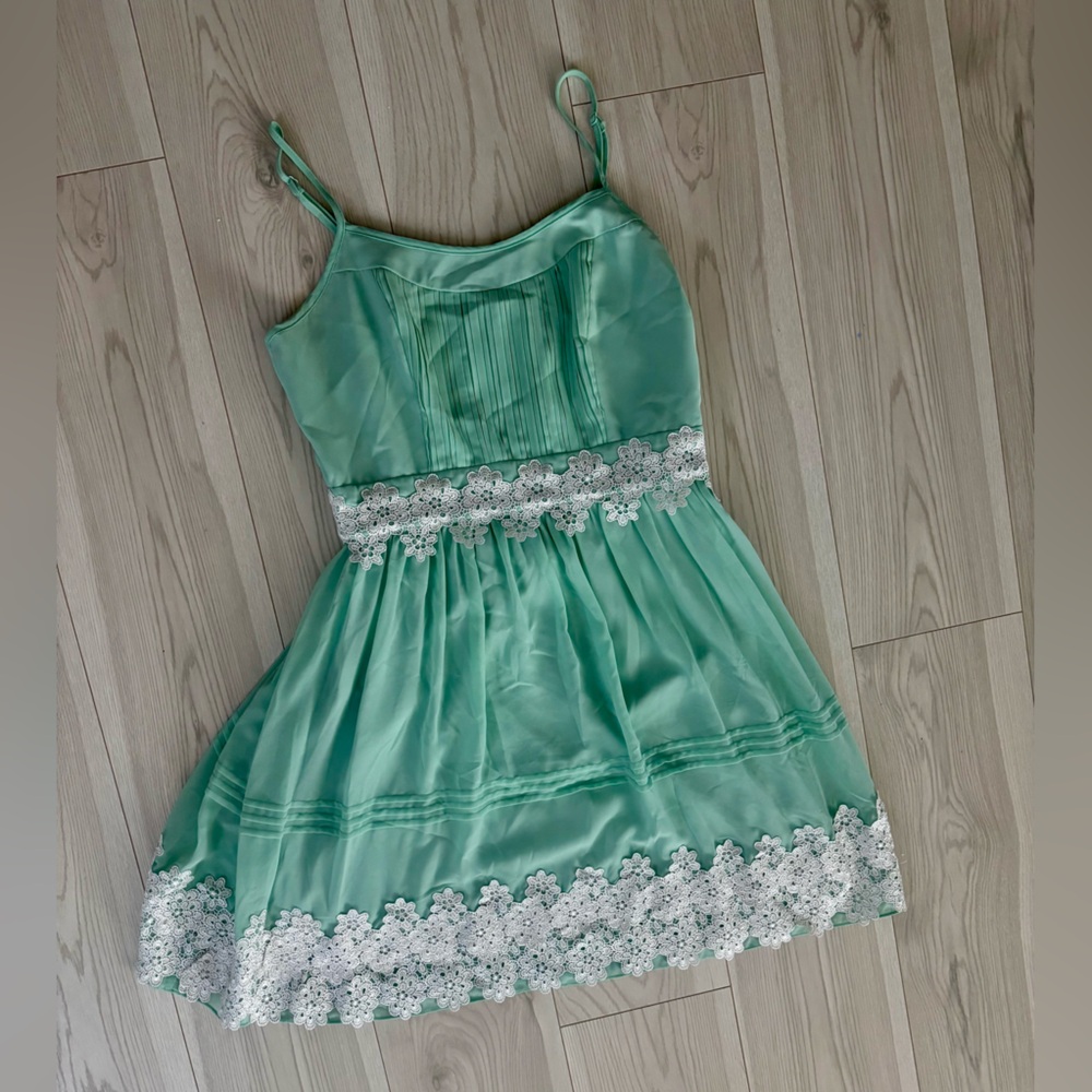 ModCloth Minuet Mint Lace Dress
